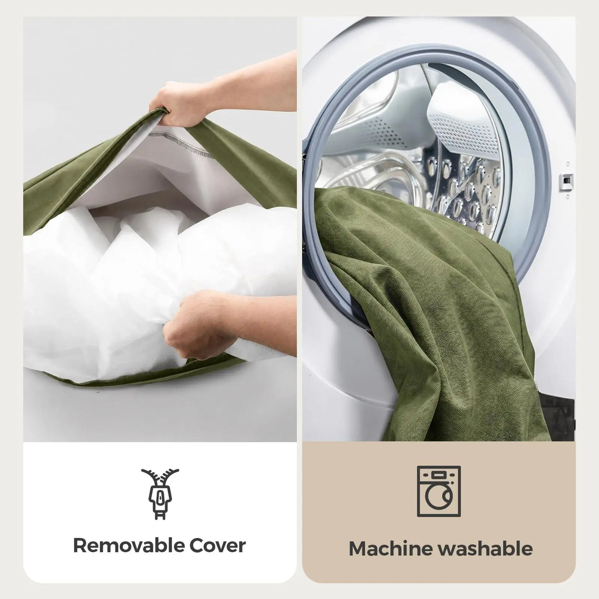 Indestructible Waterproof Canvas Dog Bed With Washable Cover