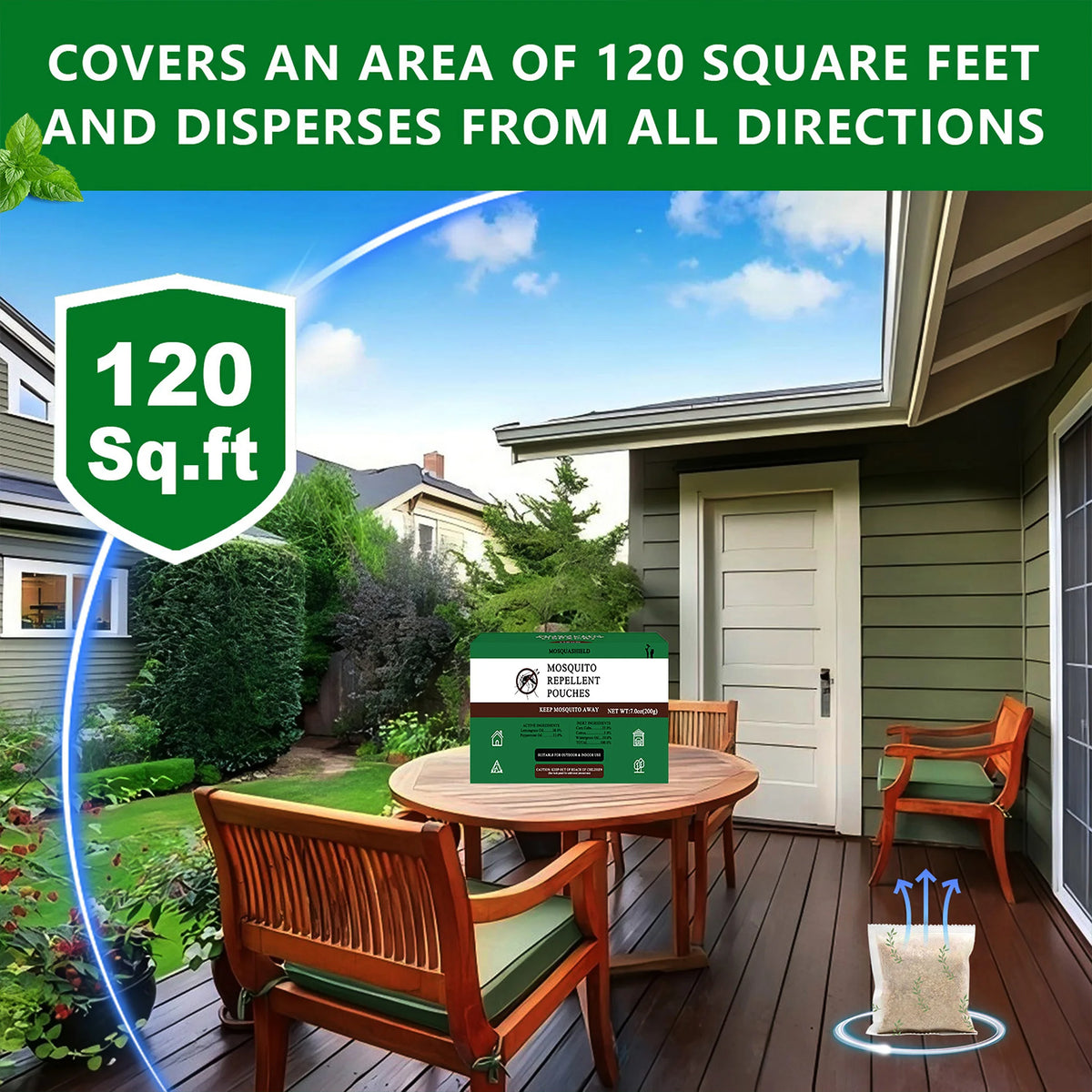 Natural Mosquito Repellent Sachets For Indoor And Outdoor Use