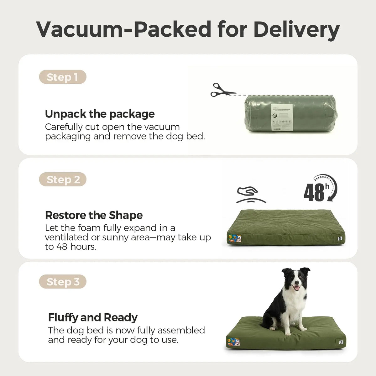 Indestructible Waterproof Canvas Dog Bed With Washable Cover