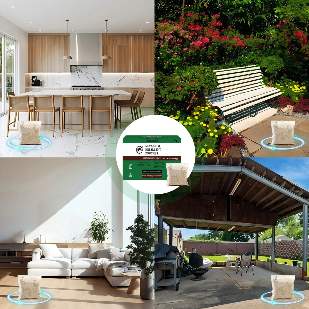 Natural Mosquito Repellent Sachets For Indoor And Outdoor Use