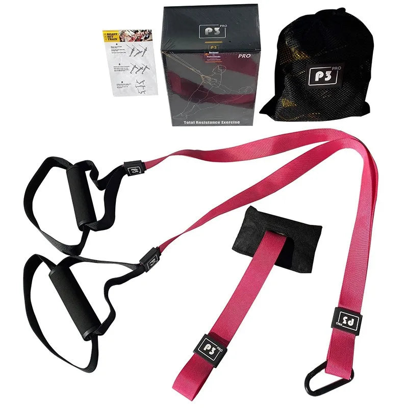 Adjustable Suspension Training Strap for Strength and Fitness Workouts