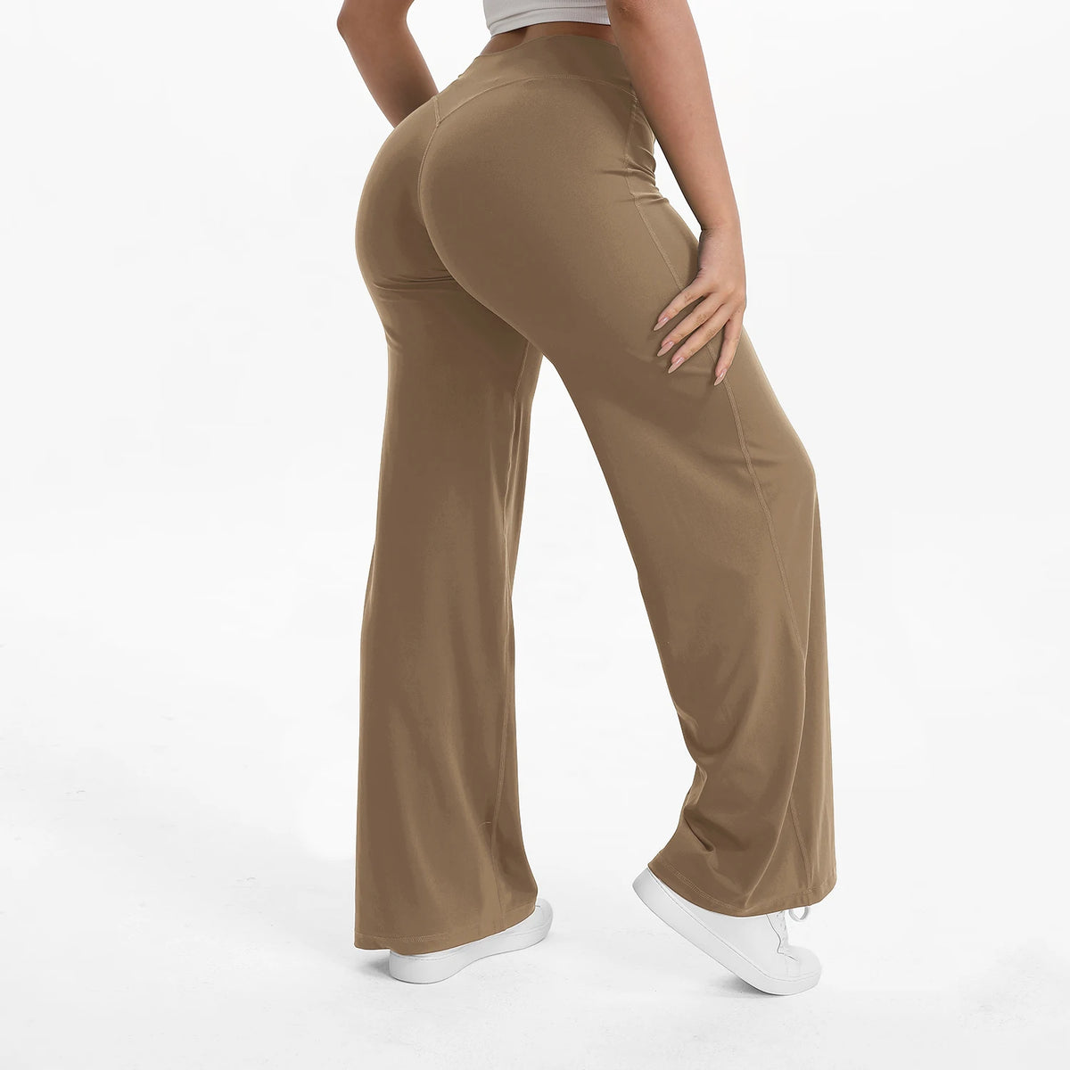 NCLAGEN Women's SoftMotion Straight Leg Yoga Pants for Pilates
