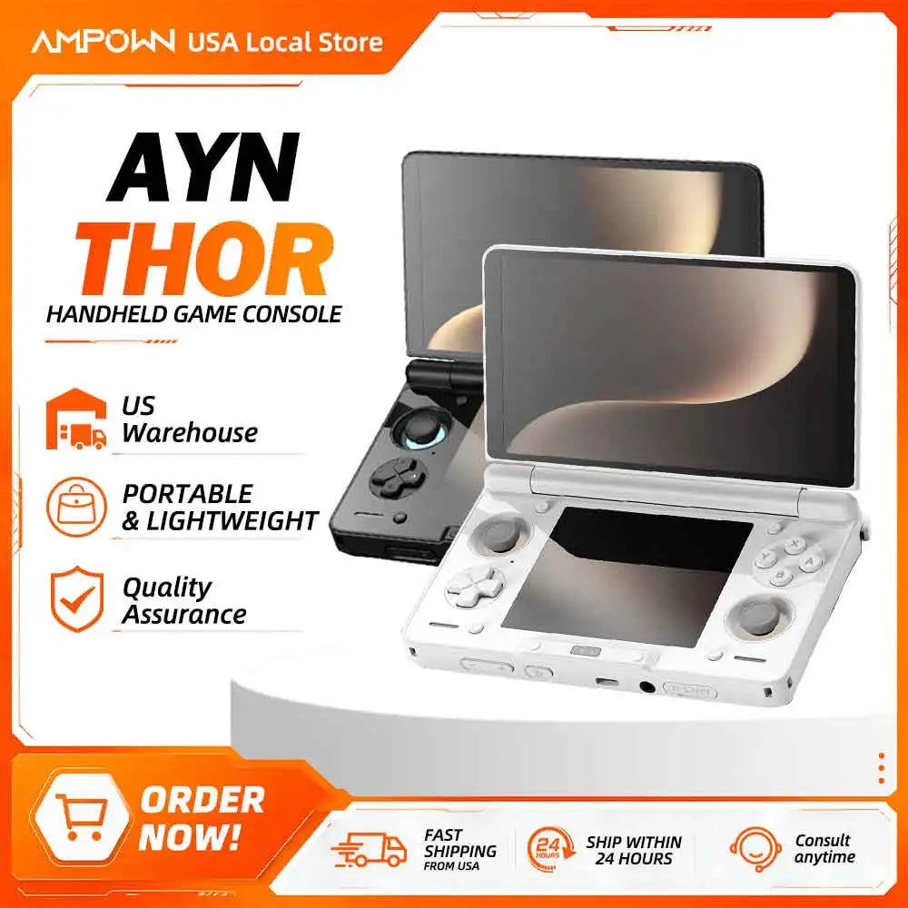 AYN Thor Clamshell Handheld Gaming Console With AMOLED Display