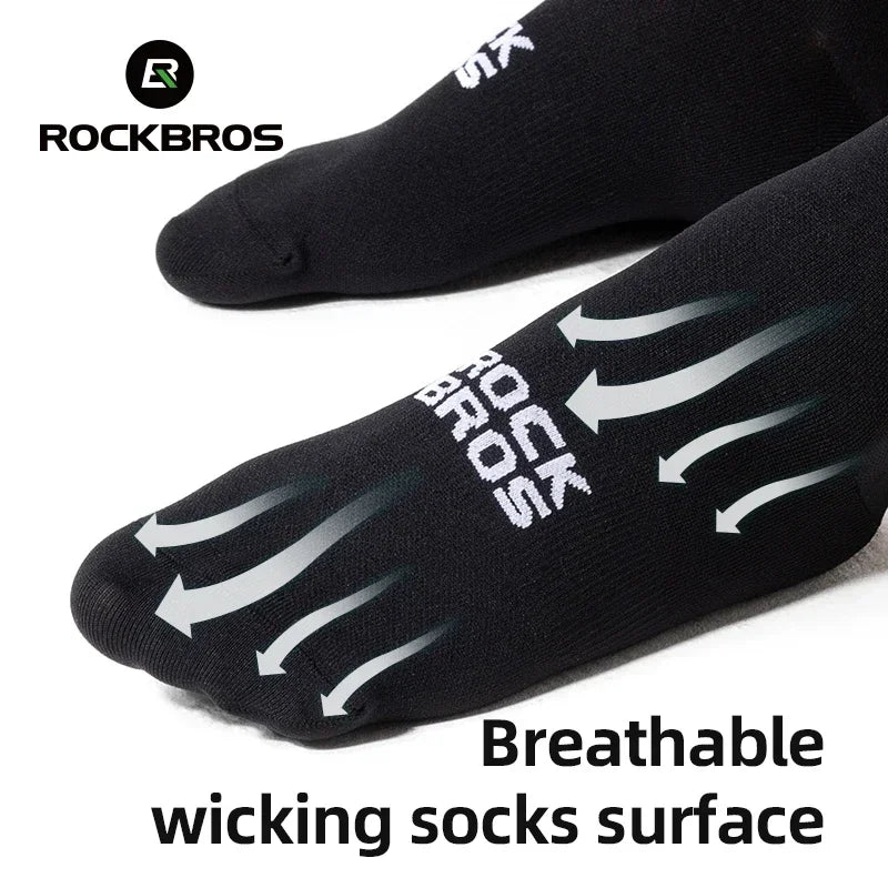 ROCKBROS Breathable Cycling Socks for Running Hiking and Outdoor Sports