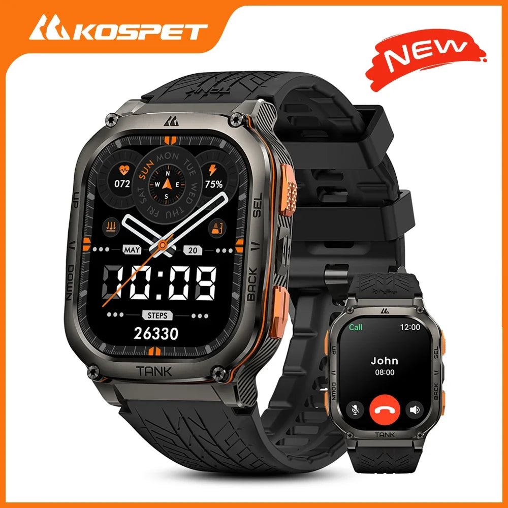 KOSPET Tank M3 Ultra GPS Smartwatch Bluetooth Calling Health Tracker
