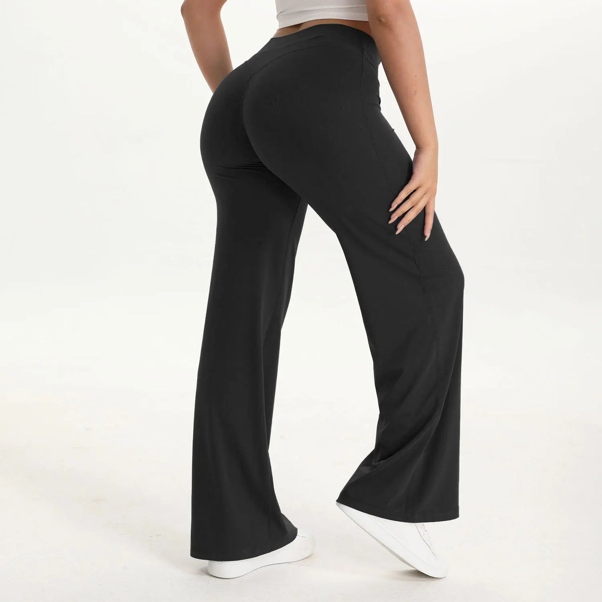 NCLAGEN Women's SoftMotion Straight Leg Yoga Pants for Pilates