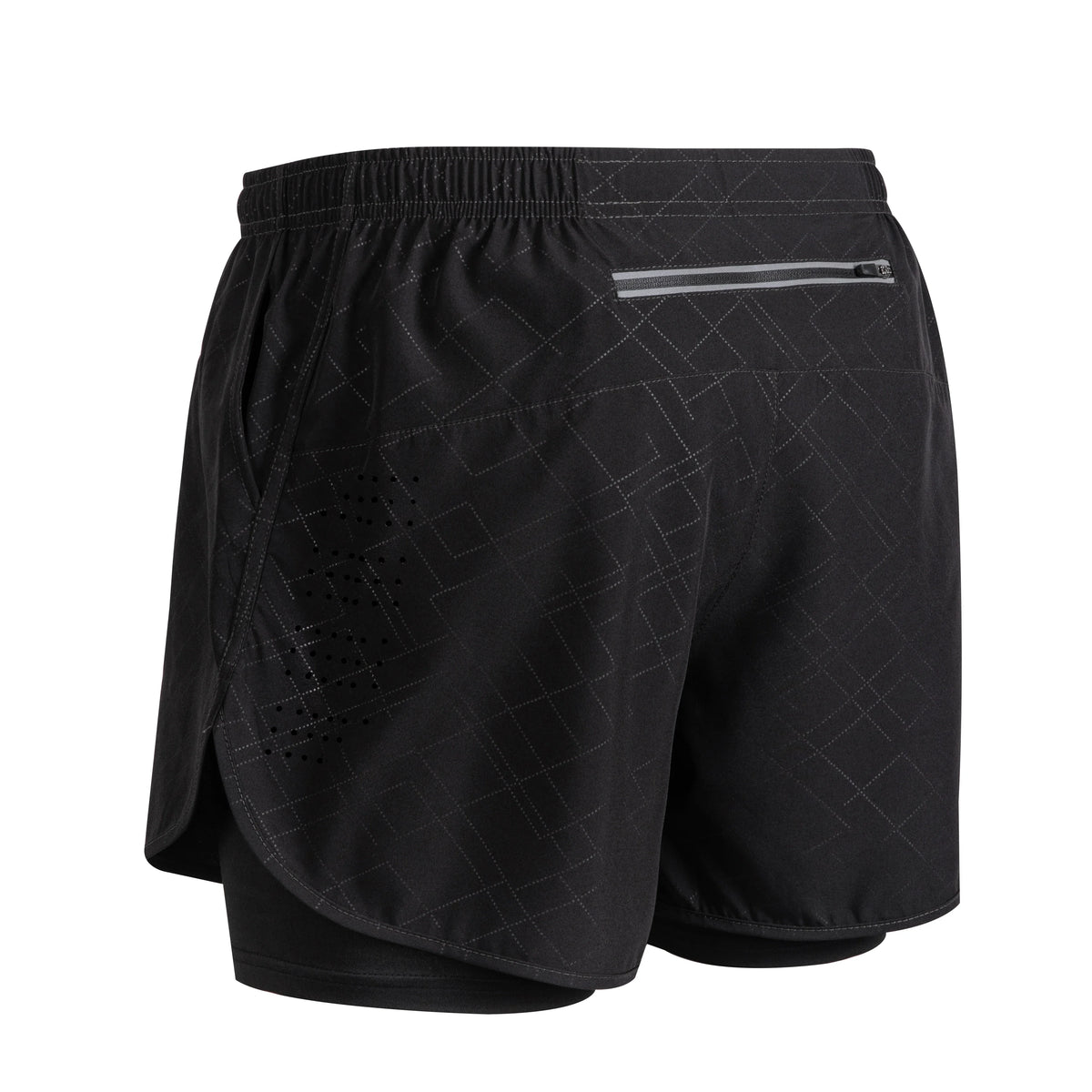 Women's Quick Dry Double Layer Running Shorts For Fitness Training