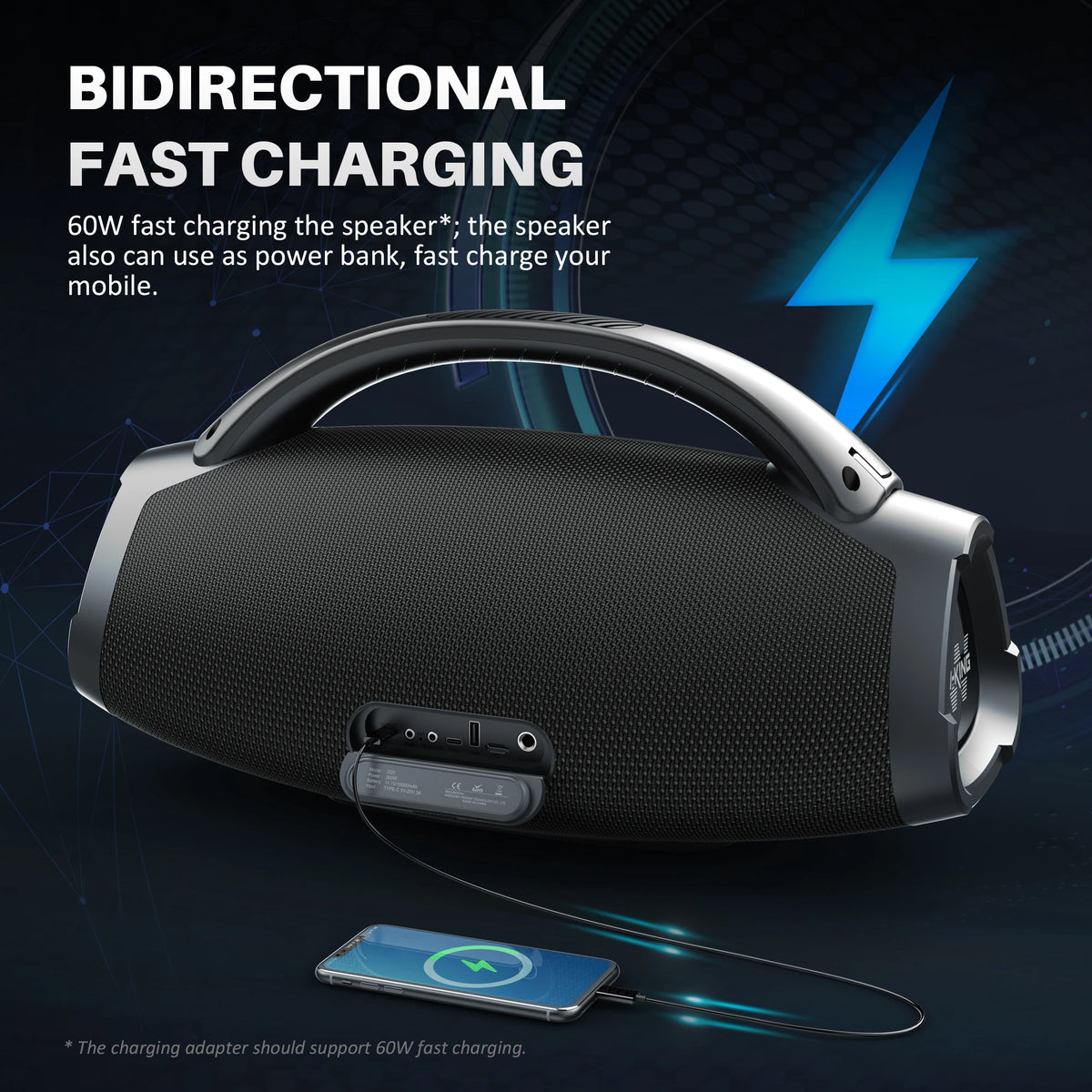 W-KING D20 Portable Waterproof Bluetooth Party Speaker