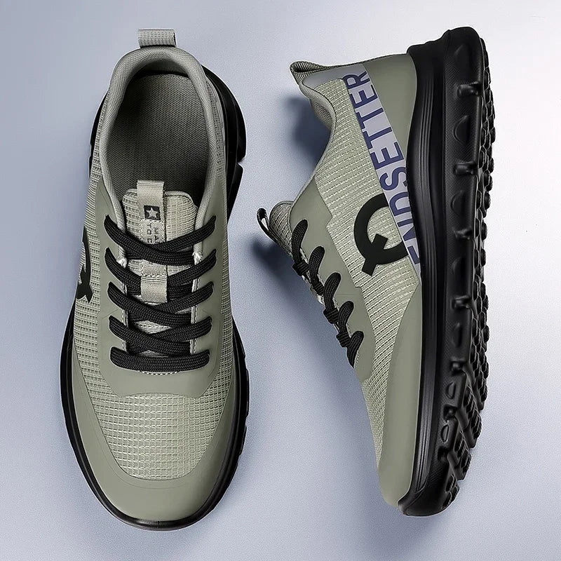 MaiJiaKa Mens Breathable Mesh Running And Walking Sports Sneakers