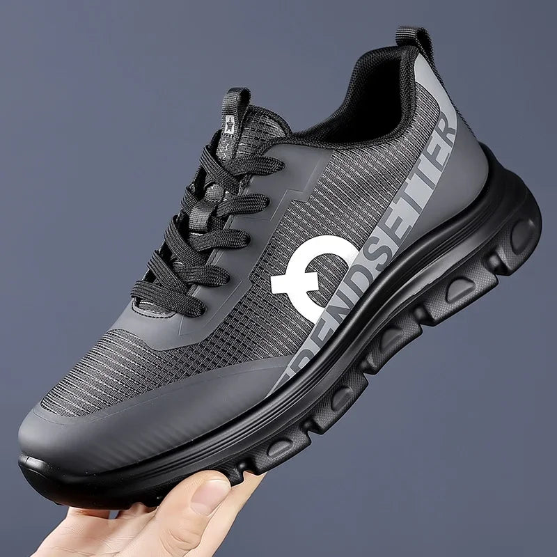MaiJiaKa Mens Breathable Mesh Running And Walking Sports Sneakers