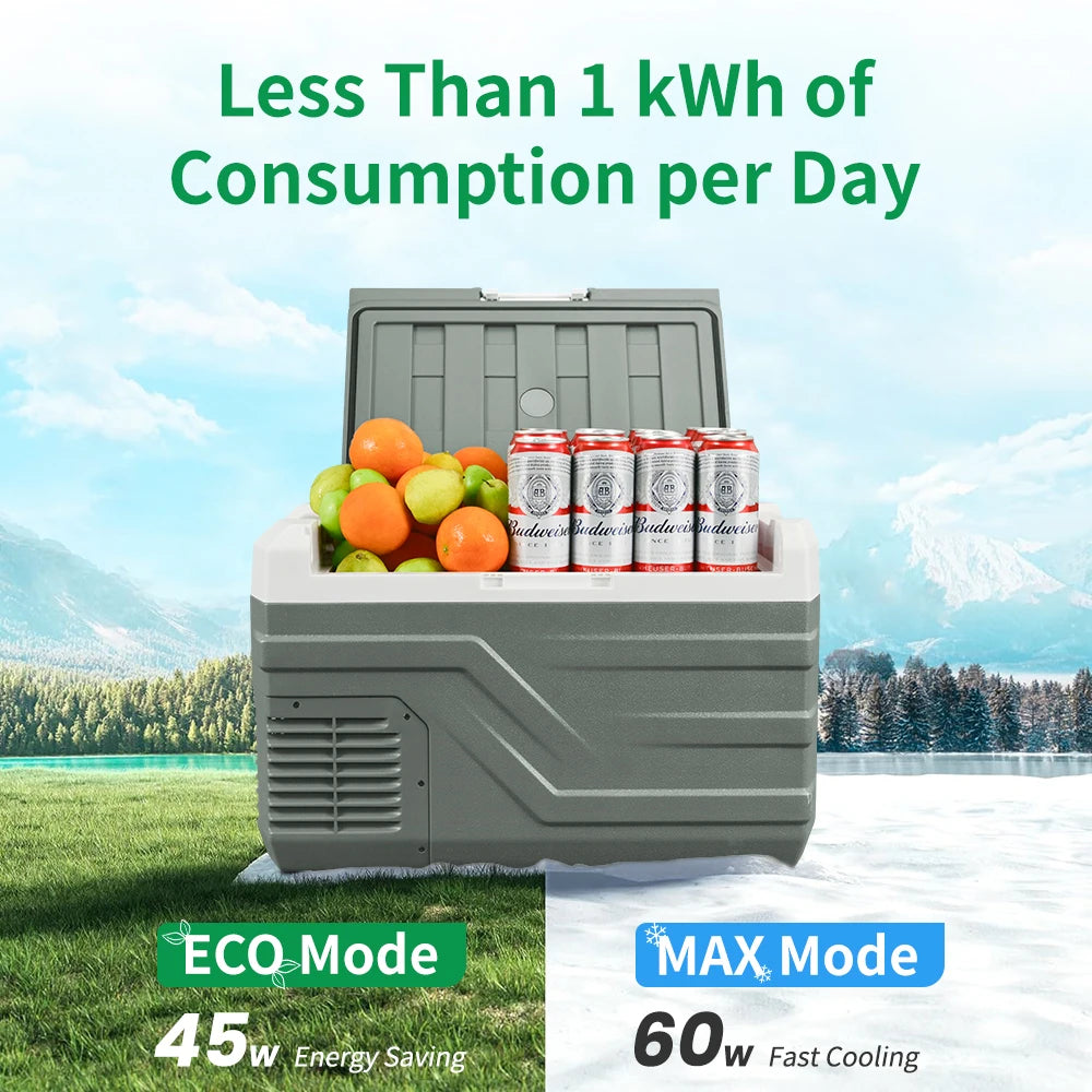 Alpicool Portable Compressor Car Refrigerator Freezer For Camping And Travel
