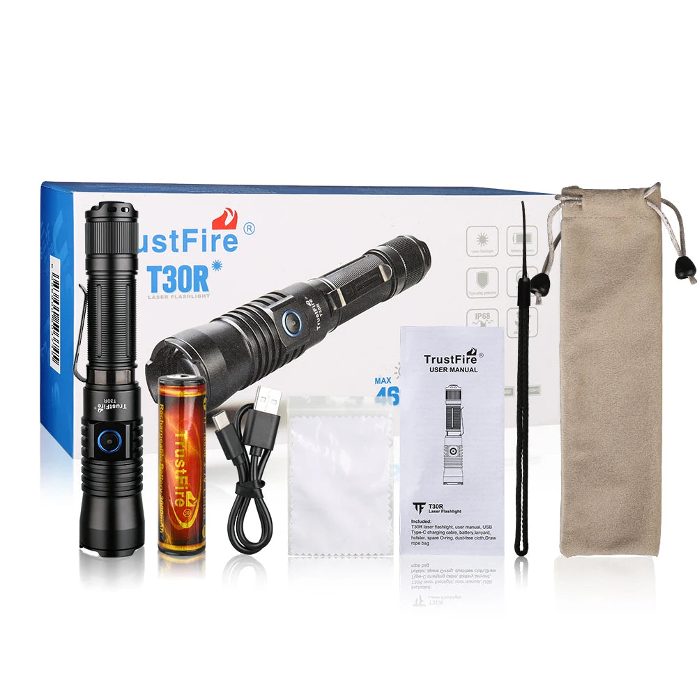 TrustFire Tactical Rechargeable LED Flashlight For Hunting And Security