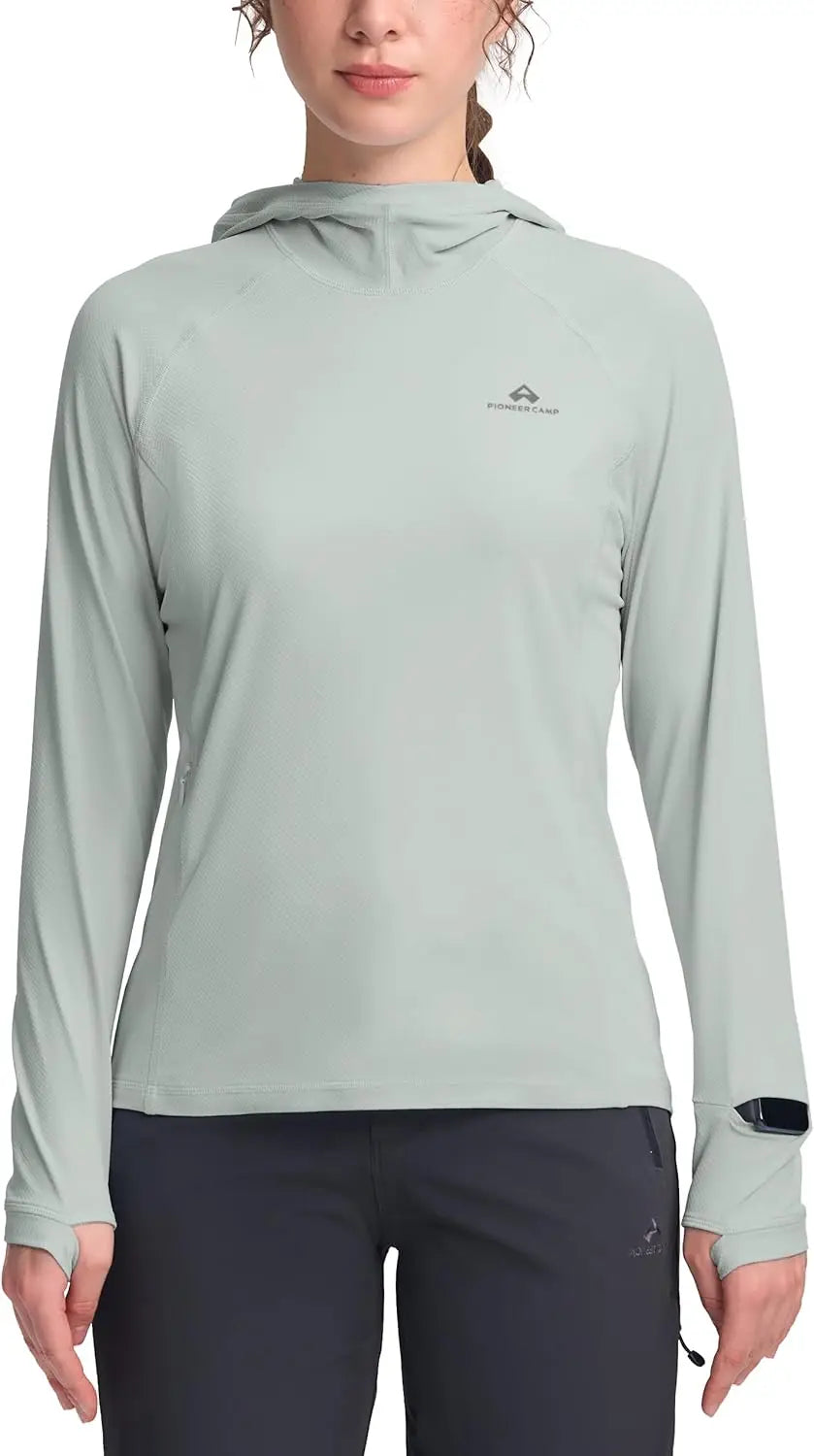 Pioneer Camp Women's UPF50 Sun Protection Hiking Hoodie