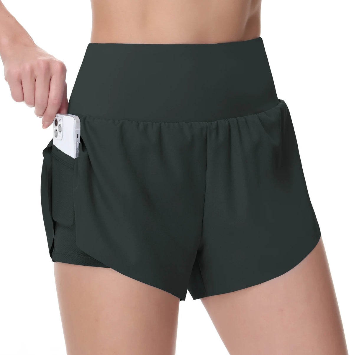 THE GYM PEOPLE Women's Quick Dry Running Workout Shorts