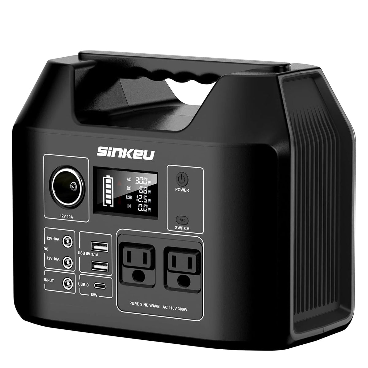 Portable LiFePO4 Power Station Solar Generator for Camping and CPAP