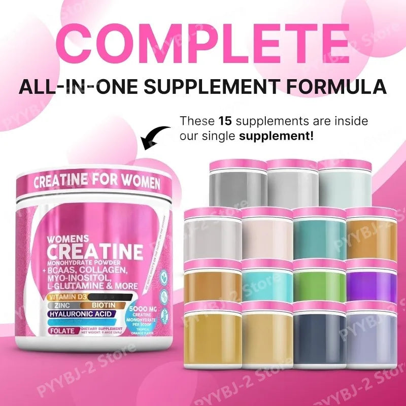 FIVEDOCTORS Creatine Monohydrate Powder With BCAA For Workout Support
