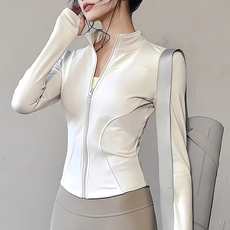 Women's Quick Dry Athletic Jacket for Running and Training