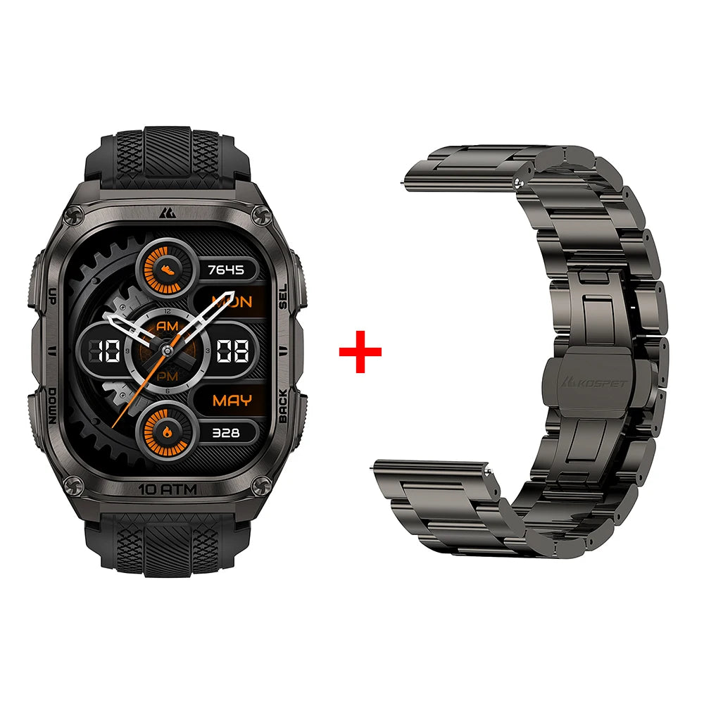 KOSPET Tank M4 GPS Smartwatch With Offline Maps Health Tracking