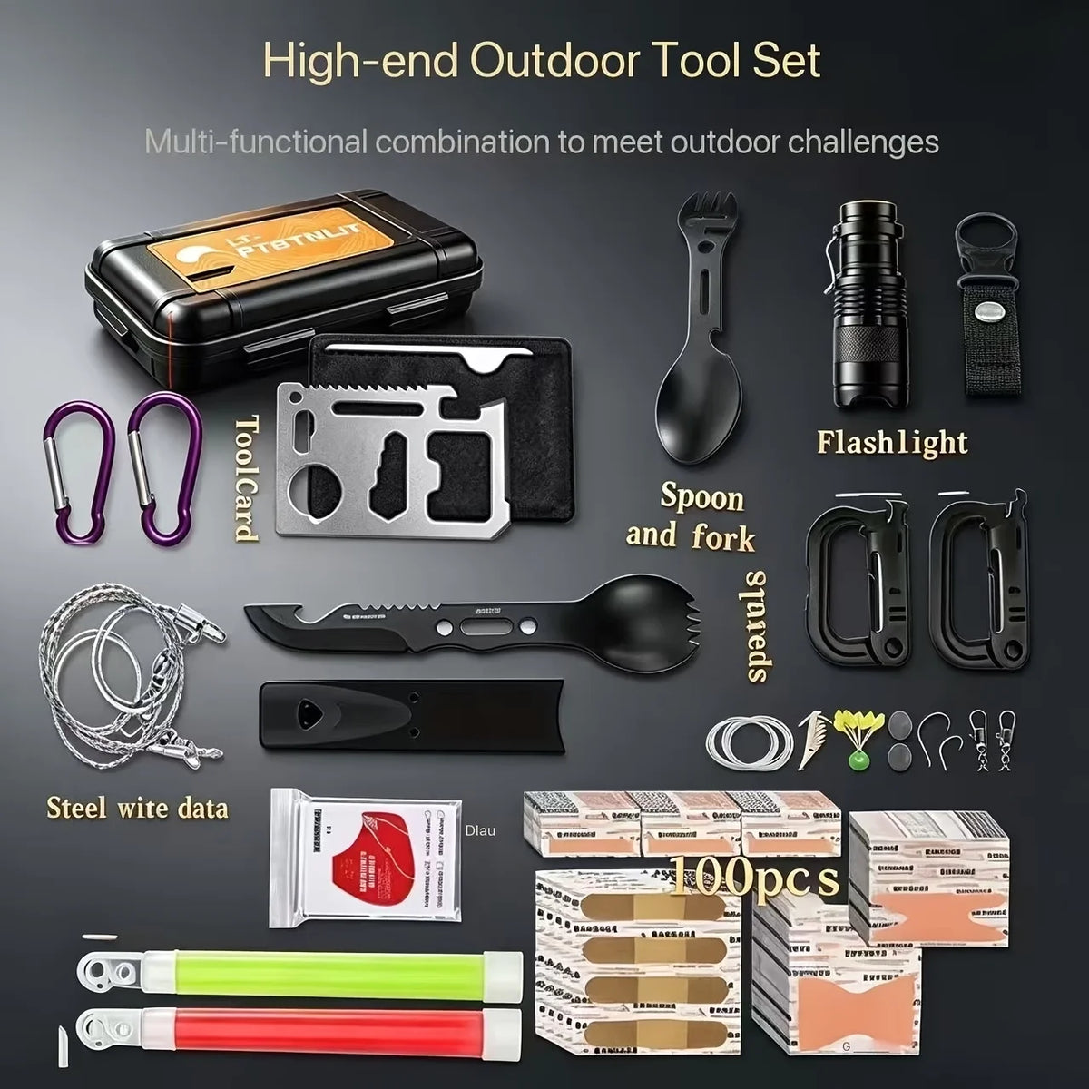 Ultimate Outdoor Survival And Emergency Preparedness First Aid Kit
