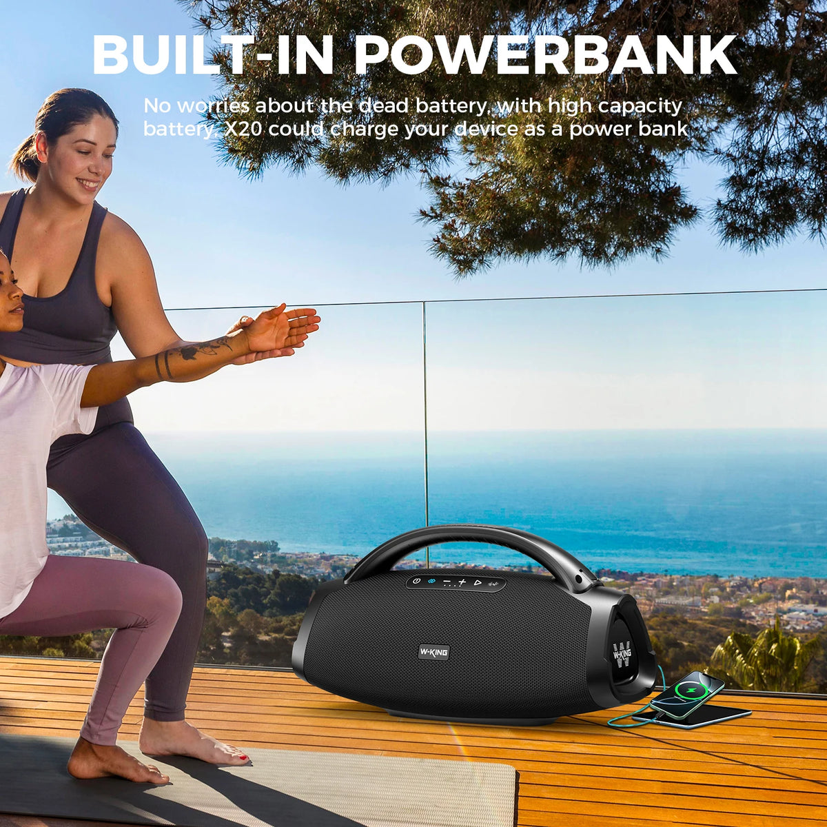 W-KING D20 Portable Waterproof Bluetooth Party Speaker