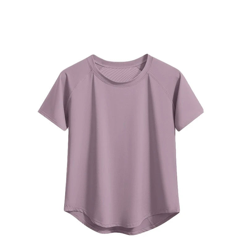 SMHXIANGQIANJIN Women's Breathable Quick Dry Yoga Workout Shirt