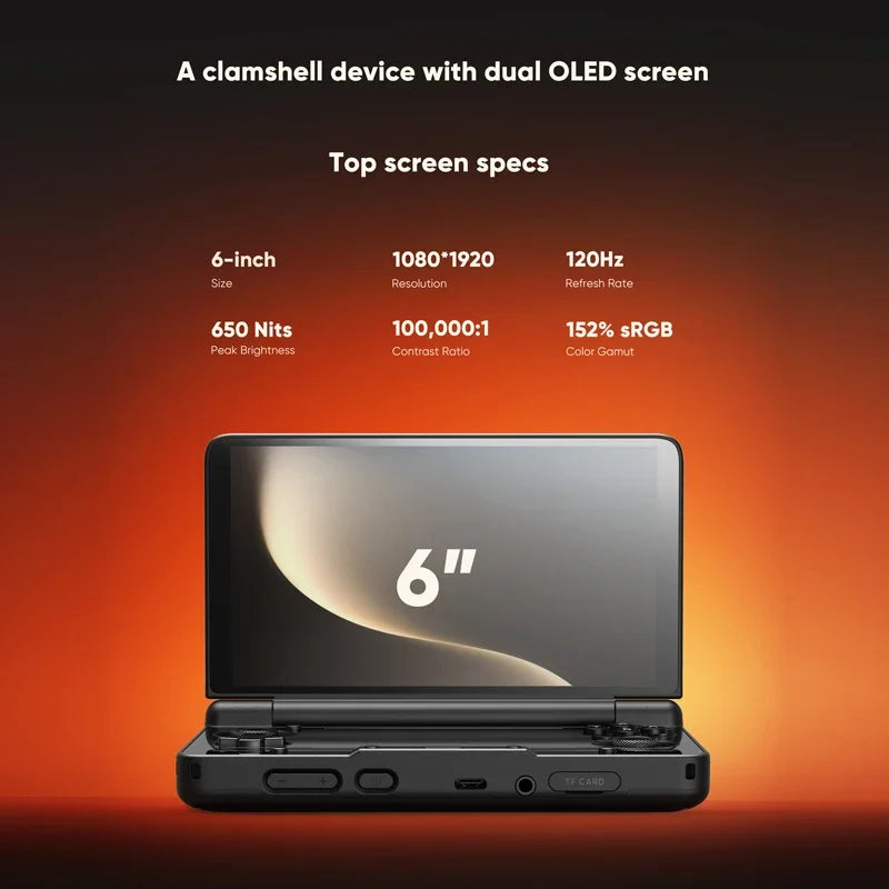 AYN Thor Clamshell Handheld Gaming Console With AMOLED Display