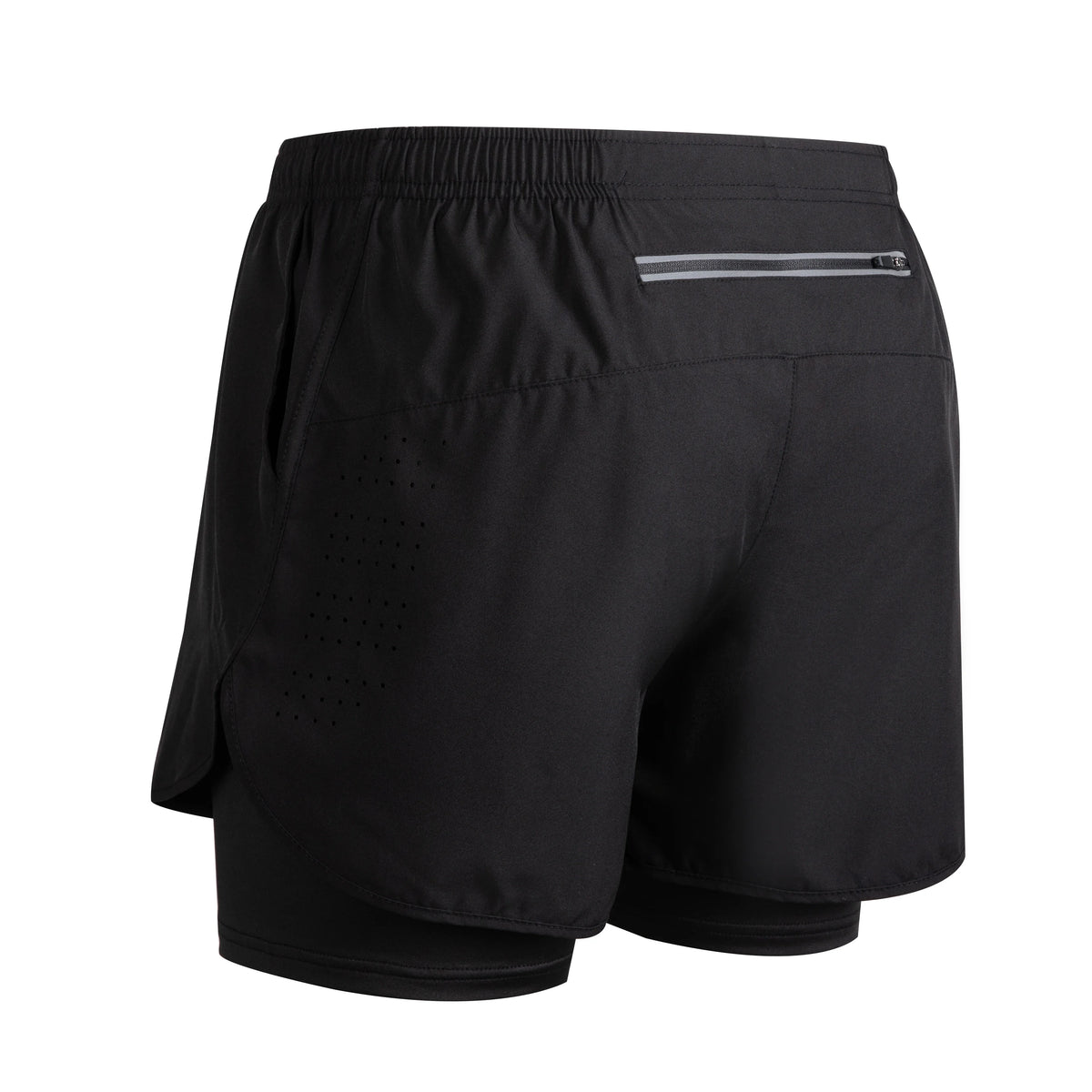 Women's Quick Dry Double Layer Running Shorts For Fitness Training