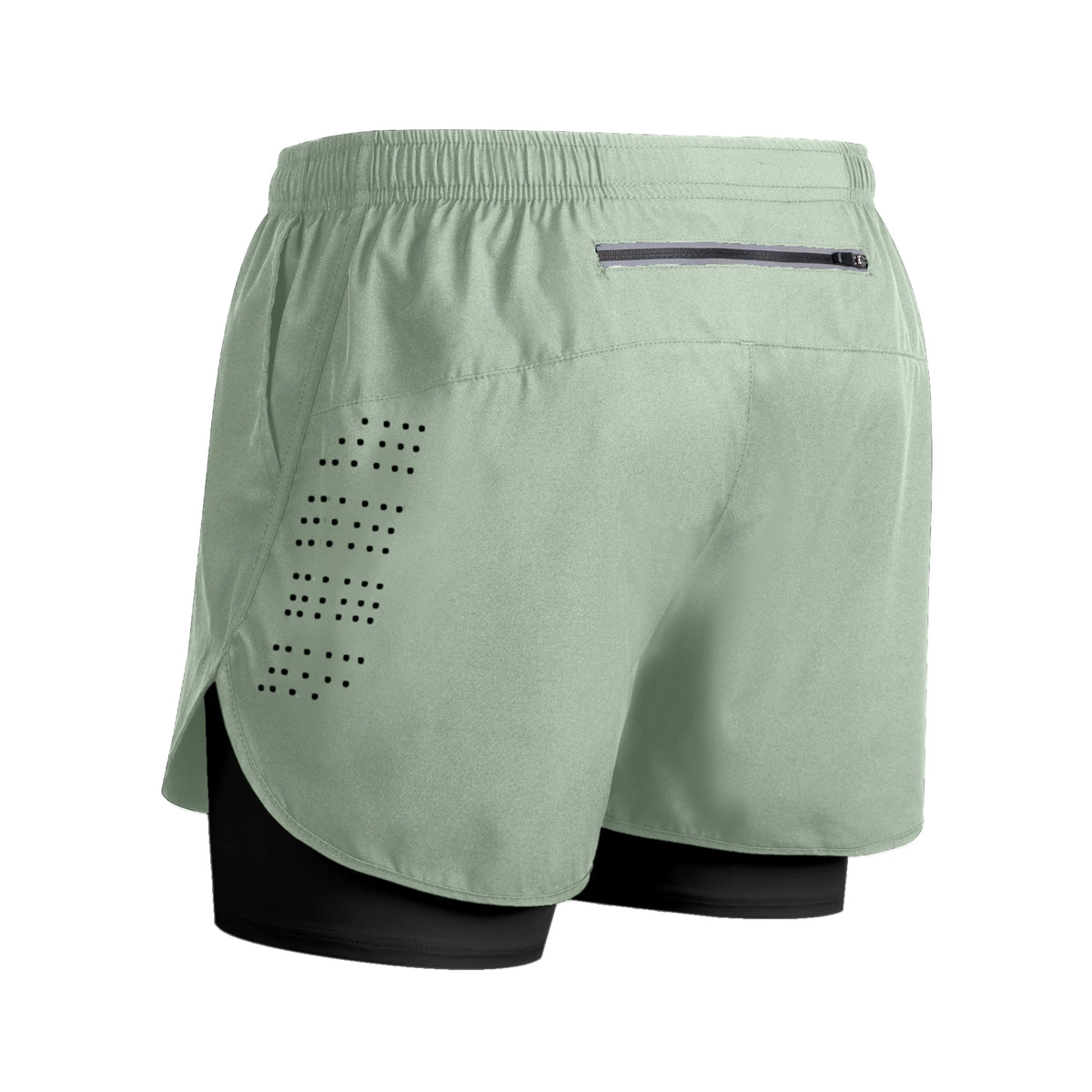 Women's Quick Dry Double Layer Running Shorts For Fitness Training