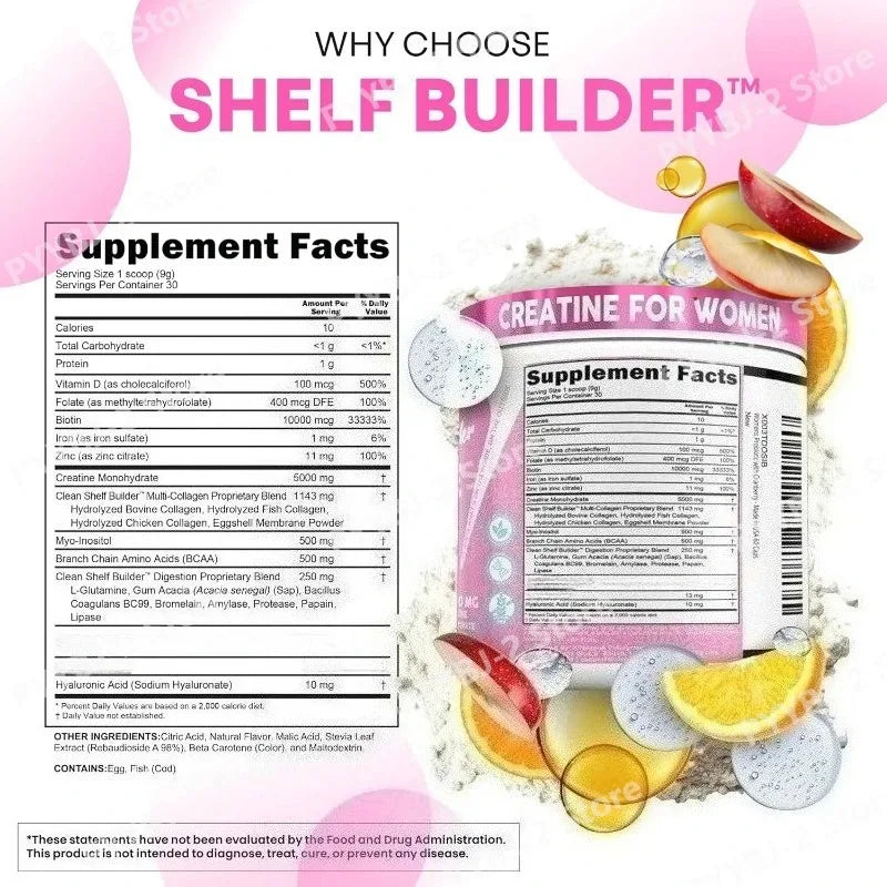 FIVEDOCTORS Creatine Monohydrate Powder With BCAA For Workout Support