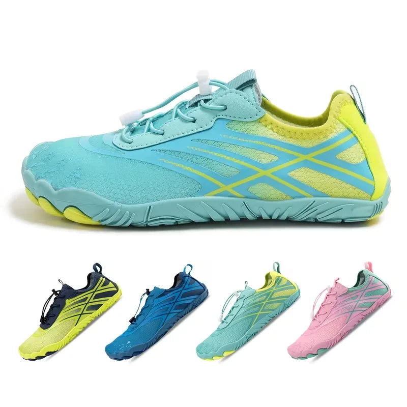 Womens Footwear For Walking Athletic Barefoot Shoes With Wide Toe Box Healthy & Non-Slip Breathable Lightweight Barefoot Vitality Water Shoes For Women Beach Pool Swim Shoes For Womens Shoes For Women