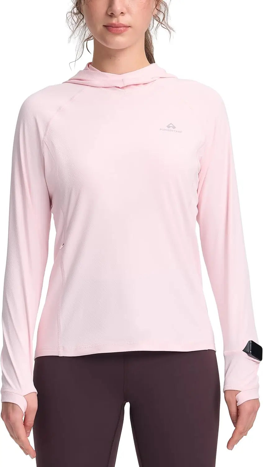 Pioneer Camp Women's UPF50 Sun Protection Hiking Hoodie