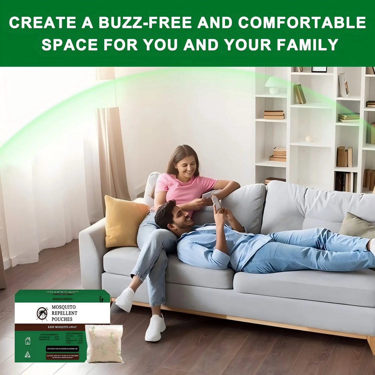 Natural Mosquito Repellent Sachets For Indoor And Outdoor Use