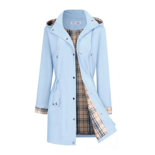 Waterproof Hooded Rain Jacket Lightweight Windbreaker For Outdoor Protection