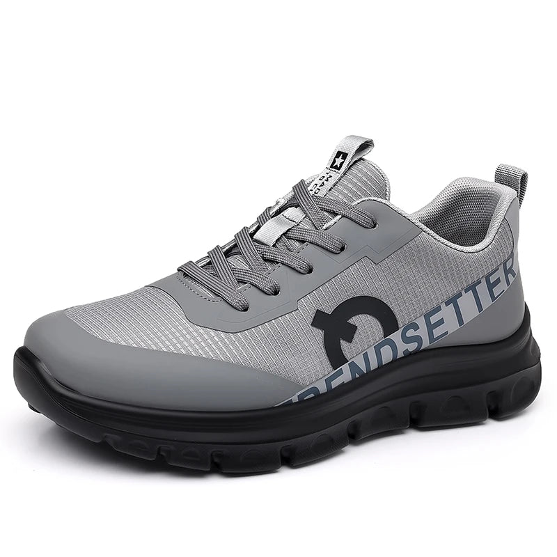 MaiJiaKa Mens Breathable Mesh Running And Walking Sports Sneakers