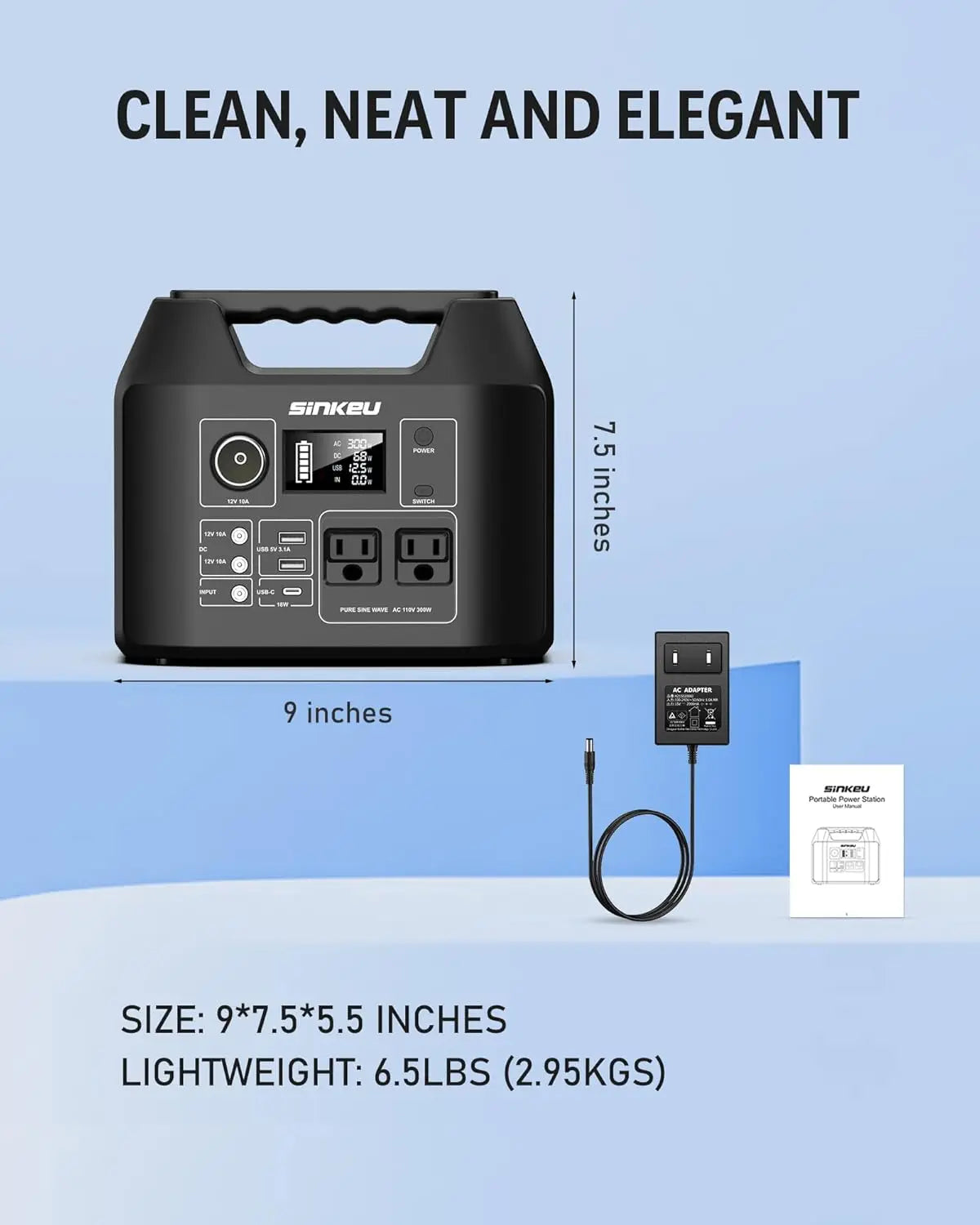 Portable LiFePO4 Power Station Solar Generator for Camping and CPAP
