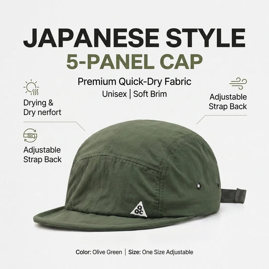Short Brim Embroidered 5‑Panel Baseball Cap Unisex Men Women Soft‑Brim Soft‑Crown Quick Dry Outdoor Streetwear Duckbill Peaked Adjustable Sun Hat