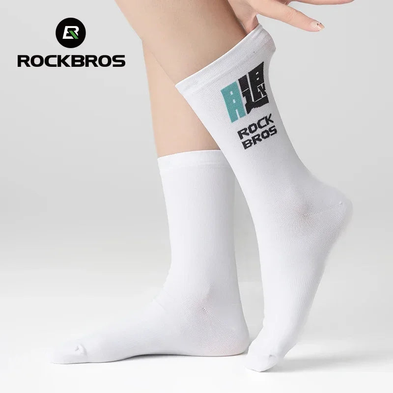 ROCKBROS Breathable Cycling Socks for Running Hiking and Outdoor Sports