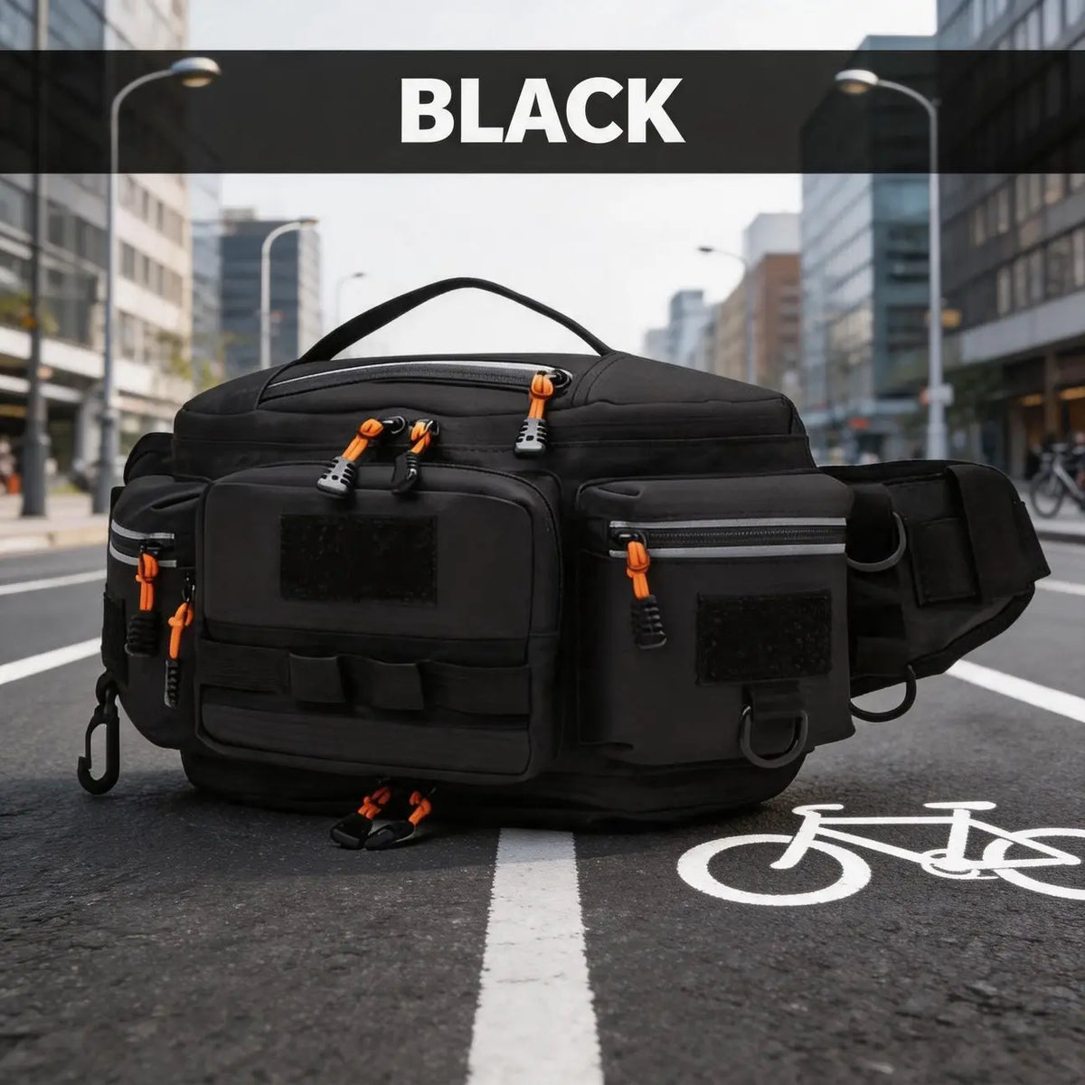 Multifunctional Outdoor Fishing Waist Bag for Lure Storage and Commutes