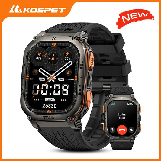 KOSPET Tank M3 Ultra GPS Smartwatch Bluetooth Calling Health Tracker