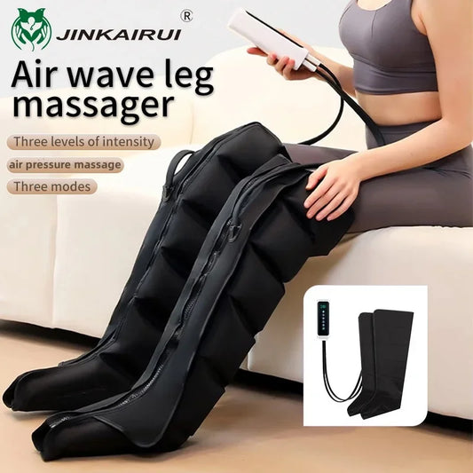 JINKAIRUI Air Pressure Leg Massager Boots With Remote Control
