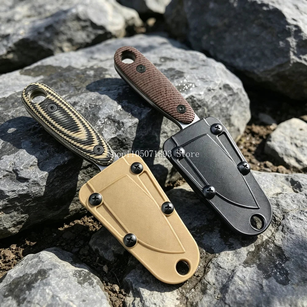 Izula Hiking Backpacking Trekking Utility Fixed Knife EDC Outdoor Knives with Sheath Daily Cutter Camping Hiking Fishing Tools