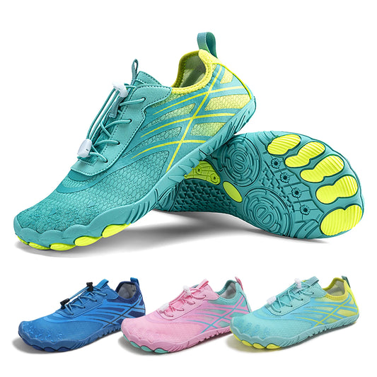Womens Footwear For Walking Athletic Barefoot Shoes With Wide Toe Box Healthy & Non-Slip Breathable Lightweight Barefoot Vitality Water Shoes For Women Beach Pool Swim Shoes For Womens Shoes For Women