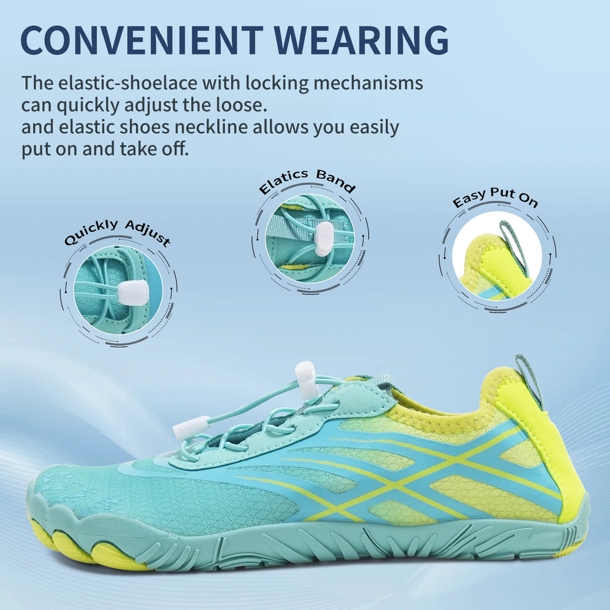 Womens Footwear For Walking Athletic Barefoot Shoes With Wide Toe Box Healthy & Non-Slip Breathable Lightweight Barefoot Vitality Water Shoes For Women Beach Pool Swim Shoes For Womens Shoes For Women