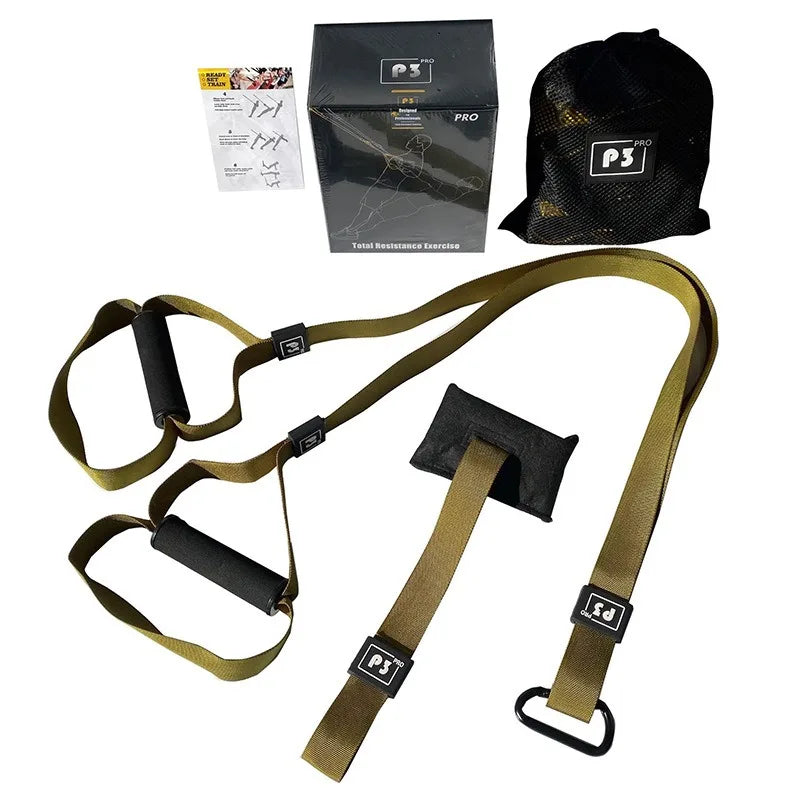Adjustable Suspension Training Strap for Strength and Fitness Workouts