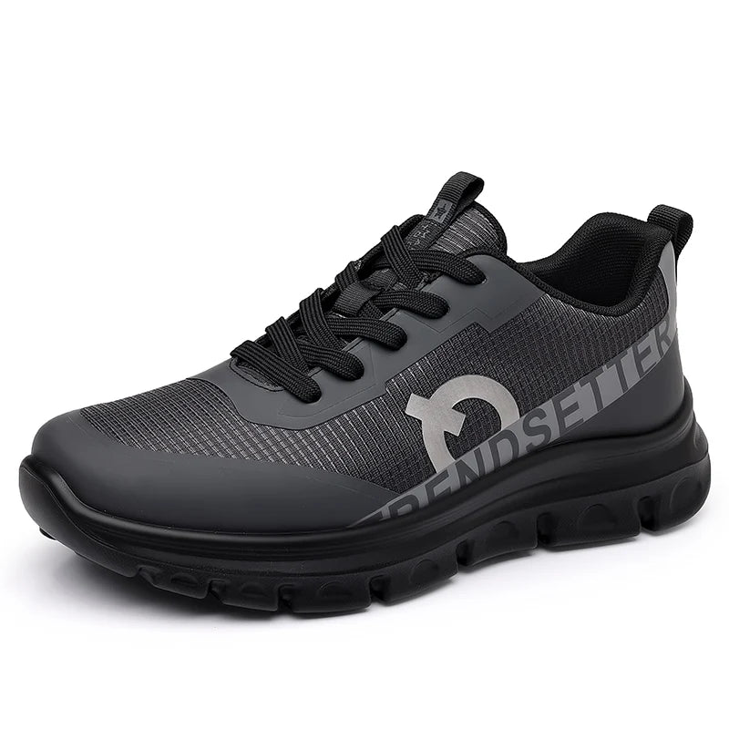MaiJiaKa Mens Breathable Mesh Running And Walking Sports Sneakers