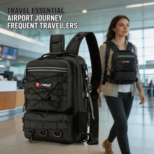 JSERYISGN Fishing Tackle Backpack For Hiking Travel And Outdoor Trips