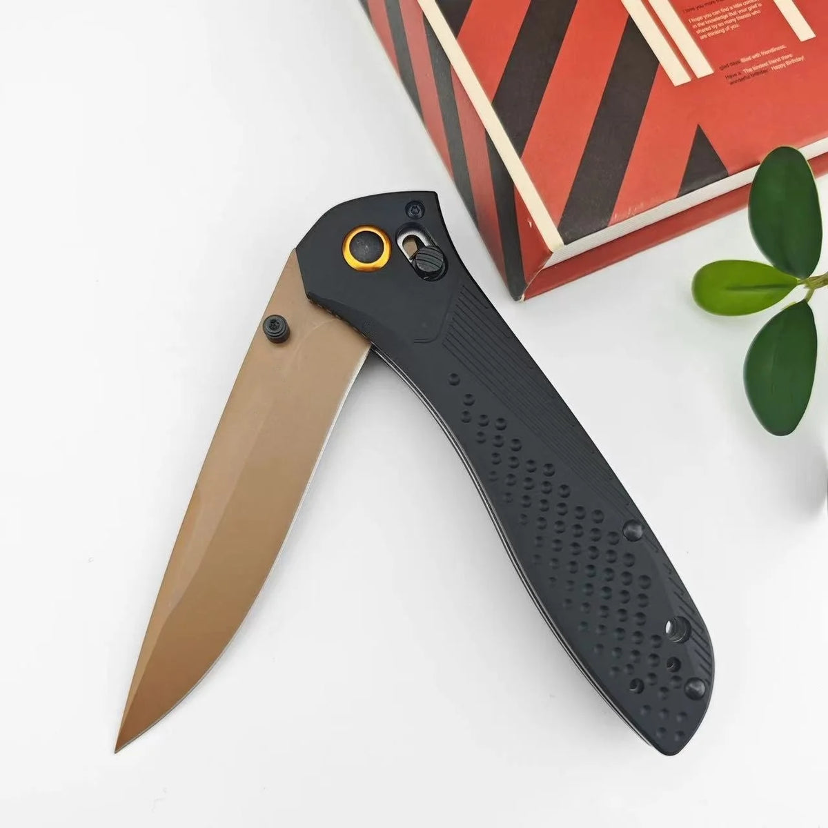 HX Outdoors BM710 Folding Knife With Titanium Blade