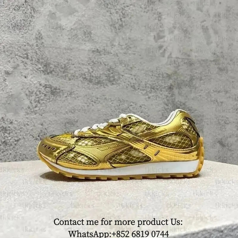 Leather Mesh Running Sneakers For Women And Men Athletic Trainers