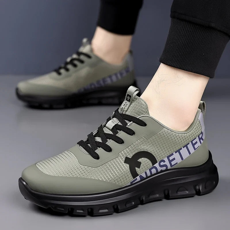 MaiJiaKa Mens Breathable Mesh Running And Walking Sports Sneakers