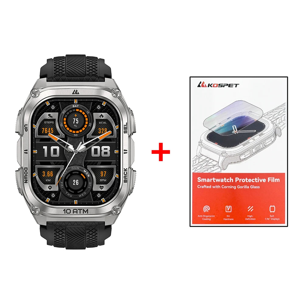 KOSPET Tank M4 GPS Smartwatch With Offline Maps Health Tracking